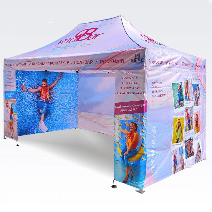 Párty stan odolný na festivaly s ochranou proti dažďu